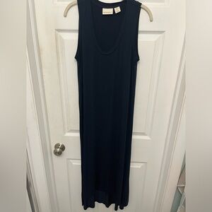 Cynthia Rowley Navy blue tank midi dress